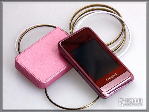 粉色时尚酷派女性商务手机E28评测(2)